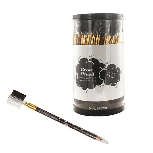 She Long Lasting Brow Pencil – Dark Brown