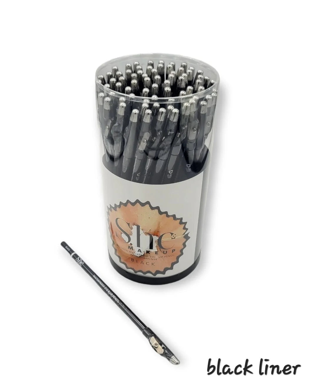✨ She Waterproof Eye & Lip Pencil – Black