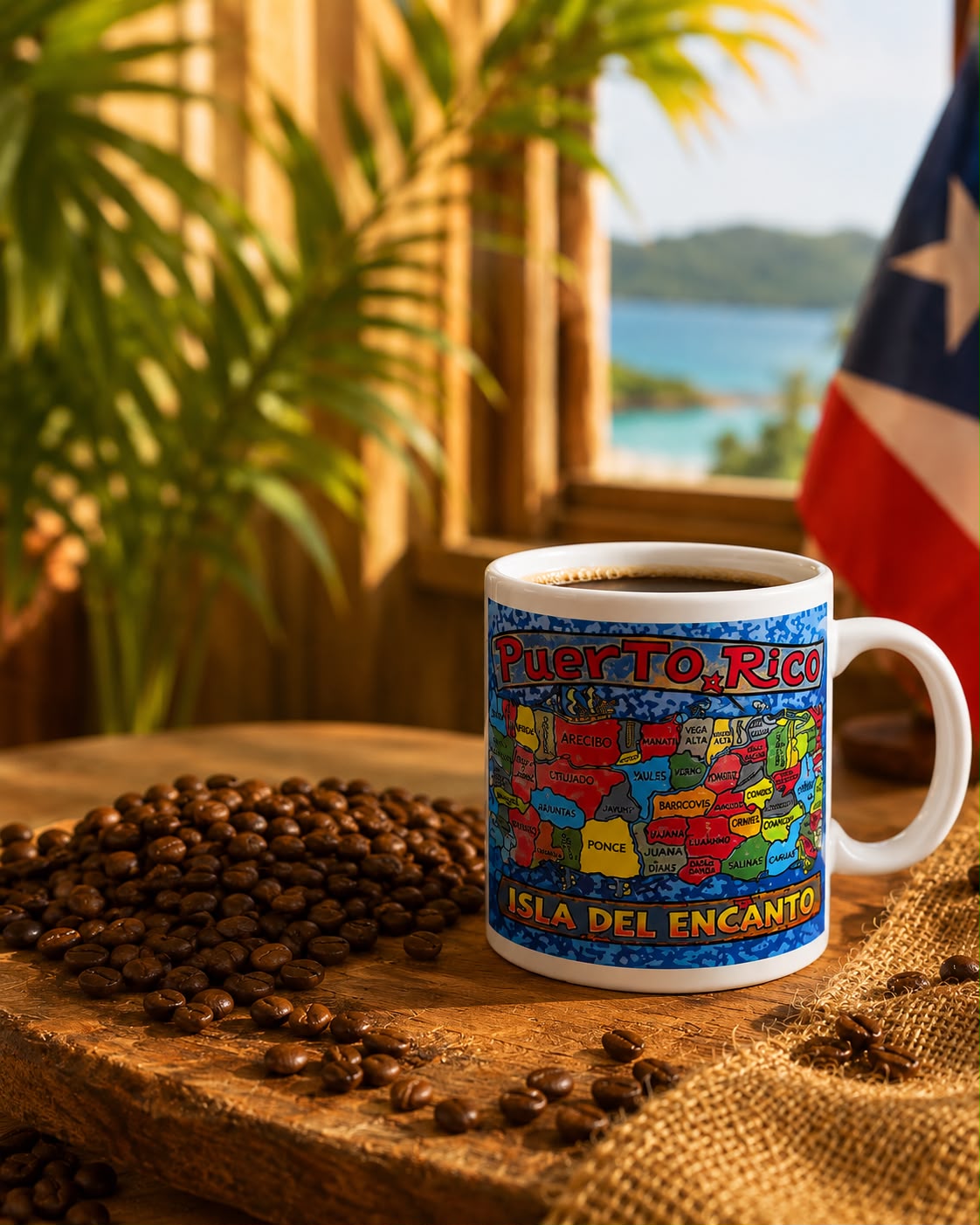 Puerto Rico Municipal Map Mug