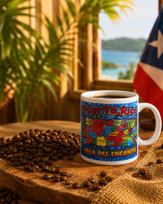 Puerto Rico Municipal Map Mug